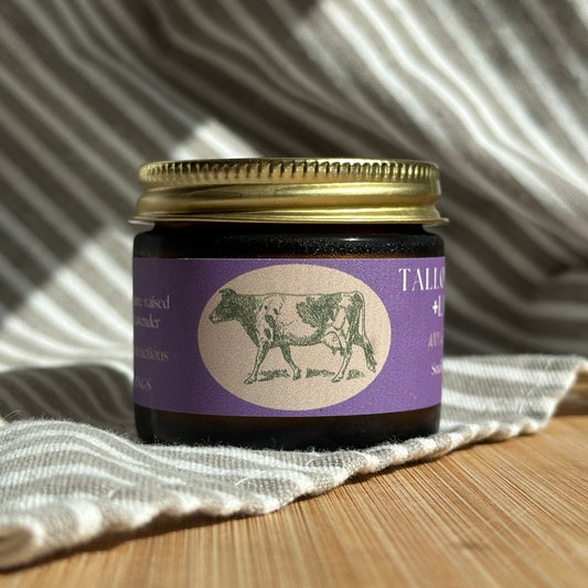100% Pure & Grassfed, Lavender Infused, Tallow Face Moisturizer (2oz)